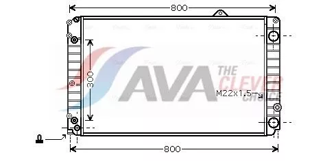Radiator, engine cooling