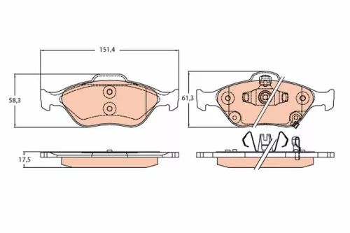 Brake Pad Set, disc brake