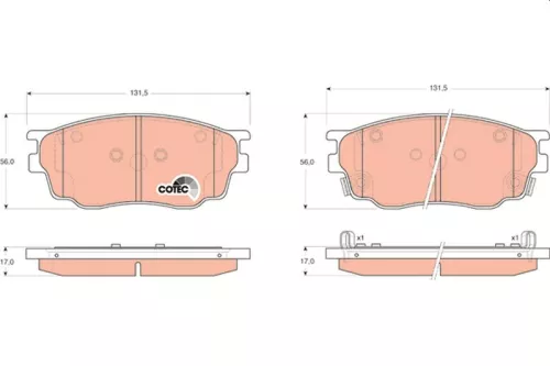 Brake Pad Set, disc brake
