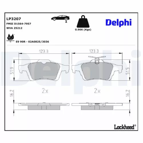 Brake Pad Set, disc brake