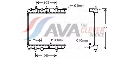 Radiator, engine cooling