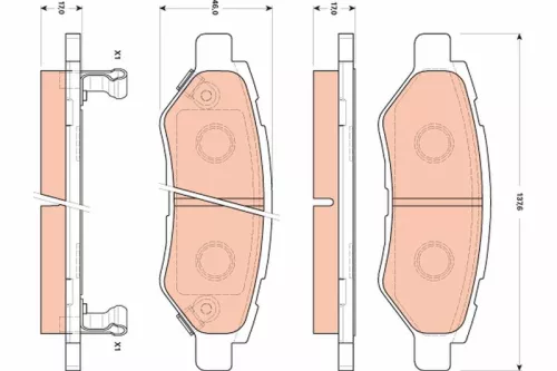 Brake Pad Set, disc brake