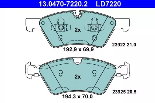 Brake Pad Set, disc brake