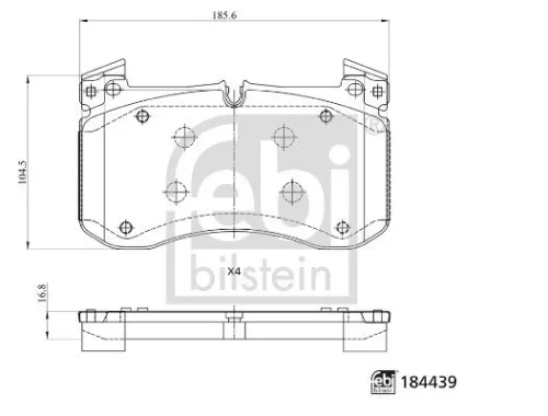 Brake Pad Set, disc brake