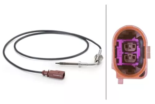 Sensor, exhaust gas temperature