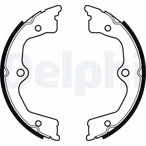 Brake Shoe Set, parking brake