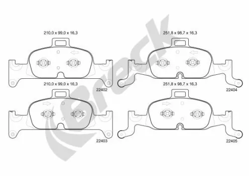 Brake Pad Set, disc brake