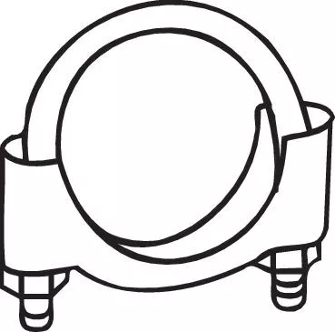 Clamping Piece, exhaust system