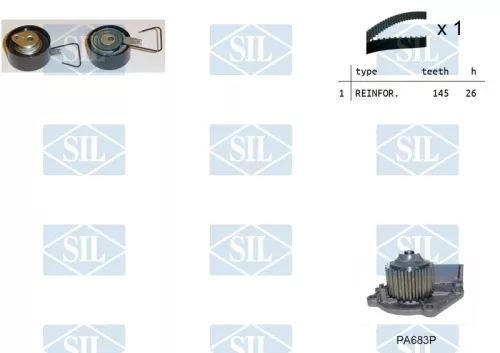 Water Pump & Timing Belt Kit