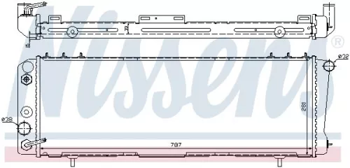Radiator, engine cooling